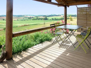 Chalet de 2 chambres avec vue sur la ville piscine partagee et jardin amenage a Pauilhac